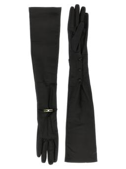 Elisabetta Franchi Long Nappa Gloves