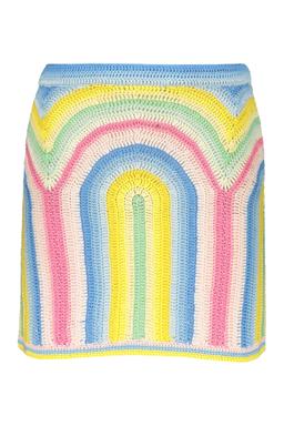 Casablanca Crochet Knit Skirt