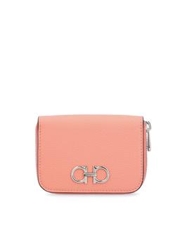 Ferragamo Gancini Zipped Card Holder