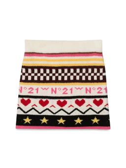 N.21 Allover Jacquard Knit Skirt