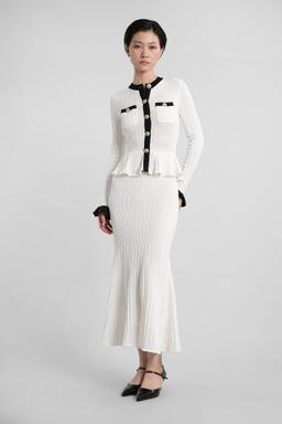 self-portrait In White Viscose