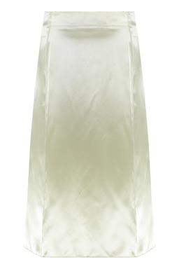 Bottega Veneta Fluid Satin Midi Skirt