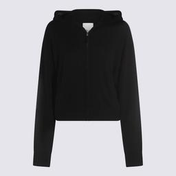 Allude Black Wool Sweatshirt