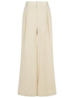 Maison Margiela over Ivory Cotton Blend Pants