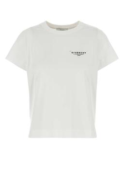 Givenchy White Cotton T-shirt