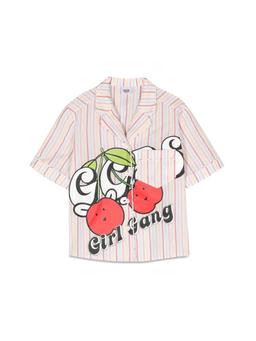 GCDS Striped Shirt Print
