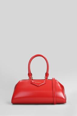 Givenchy Antigona Ew Small Shoulder Bag In Red Leather
