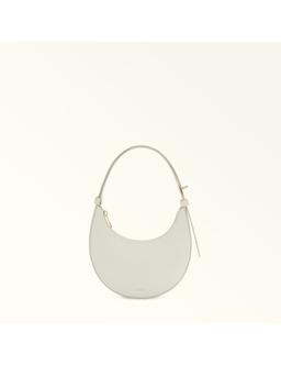 Furla Delizia Mini Hobo Bag In Cream Leather
