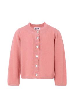 Molo Pink Cardigan For Girl