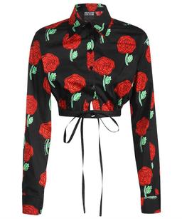 Versace Jeans Couture Printed Cotton Shirt