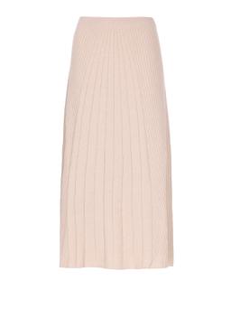 D. Exterior Cashmere And Wool Skirt