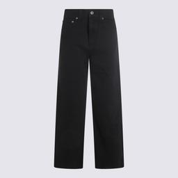 Khaite Black Cotton Jeans