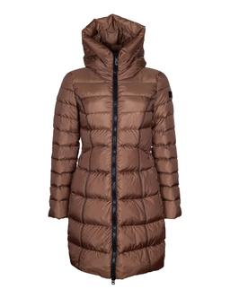 Peuterey Levaria Mqn Quilted Down Jacket In Recycled Polyester, Light Brown