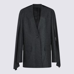 Totême Grey Viscose Blazer