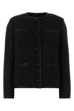 Dolce & Gabbana Black Wool Blend Blazer