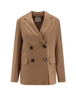 'S Max Mara Lena Double-breasted Virgin Wool Blazer
