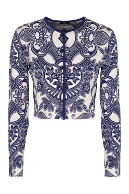 Etro Jacquard Knit Cardigan