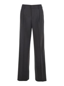 PT Torino lola Brown Pants With Belt Loops In Wool Woman