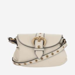 Pinko Jolene Small Shoulder Bag With Heart Buckle