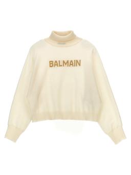 Balmain Glitter Logo Sweater