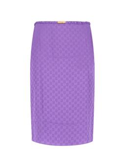 Gucci Silk Midi Skirt