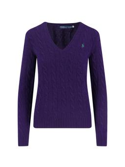 Polo Ralph Lauren Logo Braided Sweater