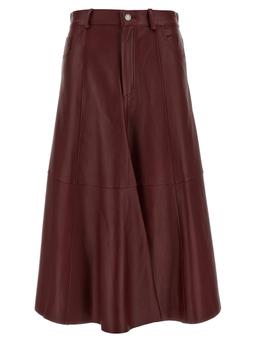Haikure mid Serenity Leather Skirt