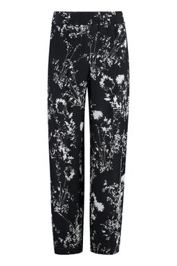Victoria Beckham Silk Floral Printed Flowers
