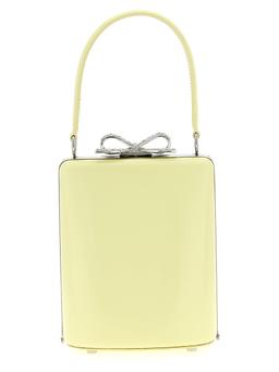 self-portrait yellow Leather Bag Handbag
