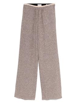 Forte_Forte Lurex Wide-leg Trousers