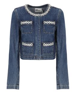 self-portrait Cotton Denim Jacket