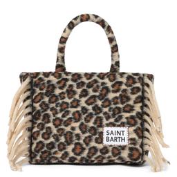 MC2 Saint Barth Colette Blanket Handbag With Animalier Print