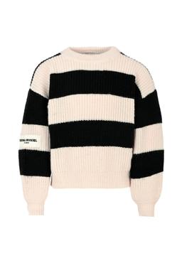 Rykiel Enfant Multicolor Sweater For Girl With Patch