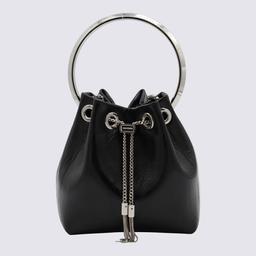 Jimmy Choo Black Leather Top Handle Bag