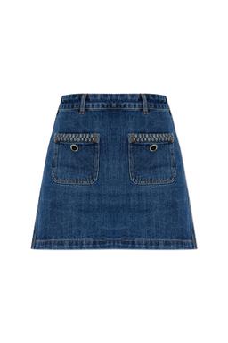 Self-portrait Denim Skirt