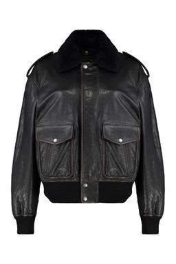 Saint Laurent Lambskin Bomber Jacket