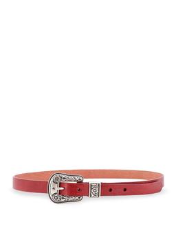 Golden Goose Burgundy Buckle Belt