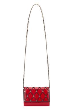 Valentino Garavani Red Modern And Practical Shoulder Bag