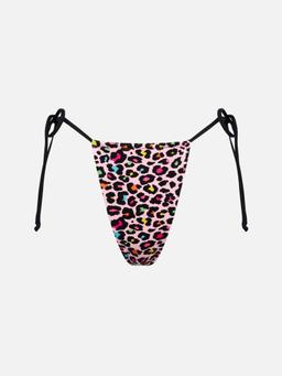 MC2 Saint Barth Woman String Swim Briefs With Leopard Print