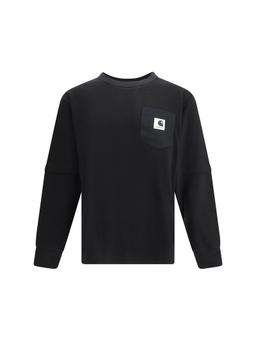 Wip Cotton Jersey L/s T-shirt By Sacai X Carhartt