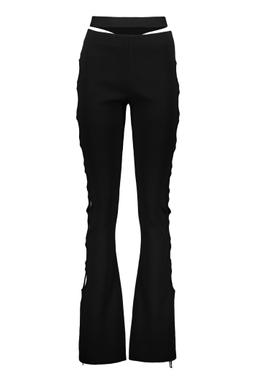 ANDREĀDAMO Flared Viscose Trousers