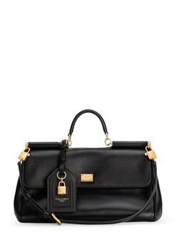 Dolce & Gabbana My Sicily Leather Crossbody Bag