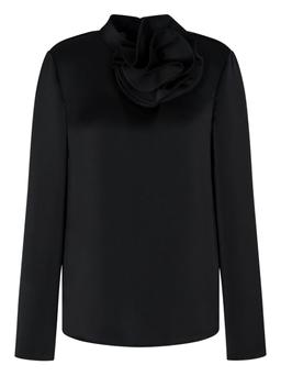 Emporio Armani Ruffled Neckline Sweater