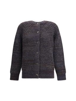 Prada Crew Neck Sweater With Button Closure