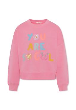 Billieblush Pink Sweatshirt For Girl