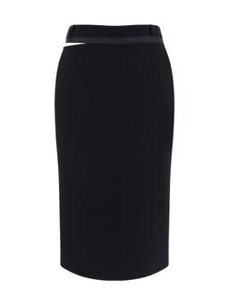 Fendi Grain De Poudre Skirt