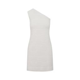 Bottega Veneta Jacquard Oneshoulder Mini Dress