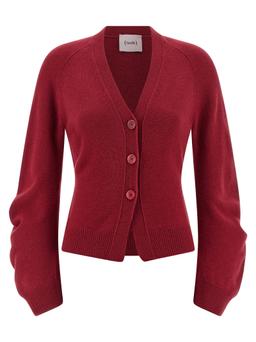 (nude) Curved Sleeves Cardigan