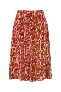 Dries Van Noten Printed Viscose Blend Shera Skirt