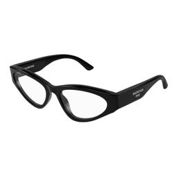 Balenciaga Eyewear Bb0391o-001black-black-transparent